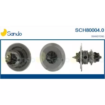 Groupe carter, turbocompresseur SANDO SCH80004.0