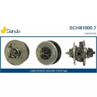 Groupe carter, turbocompresseur SANDO SCH81000.7