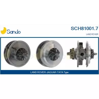 Groupe carter, turbocompresseur SANDO SCH81001.7