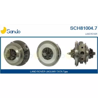 Groupe carter, turbocompresseur SANDO SCH81004.7
