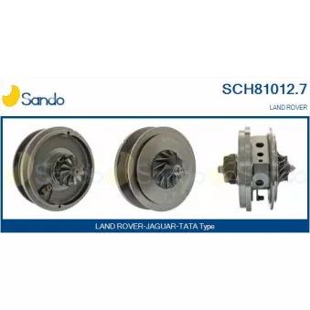 Groupe carter, turbocompresseur SANDO SCH81012.7