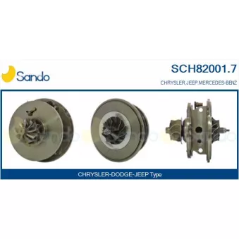 Groupe carter, turbocompresseur SANDO SCH82001.7