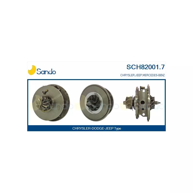 Groupe carter, turbocompresseur SANDO SCH82001.7