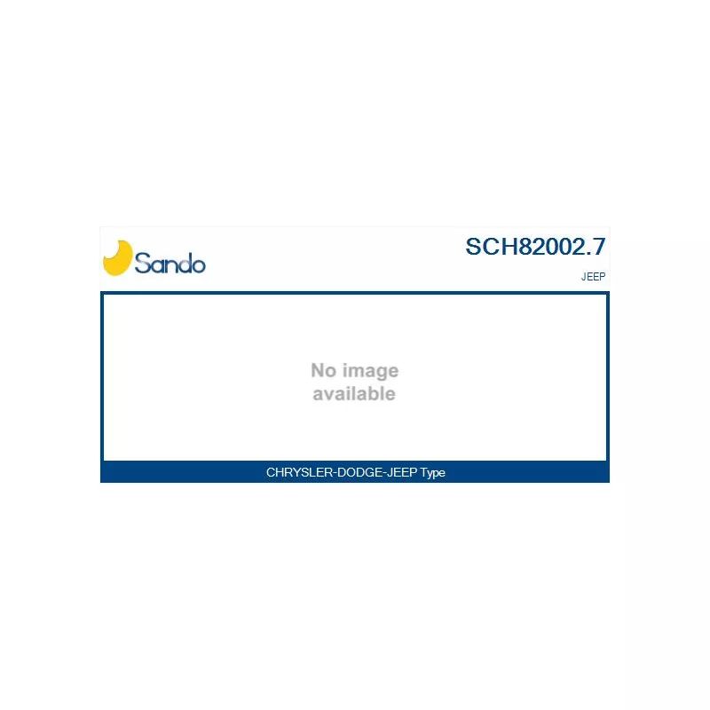 Groupe carter, turbocompresseur SANDO SCH82002.7