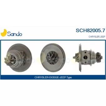 Groupe carter, turbocompresseur SANDO SCH82005.7