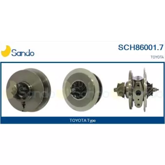 Groupe carter, turbocompresseur SANDO SCH86001.7