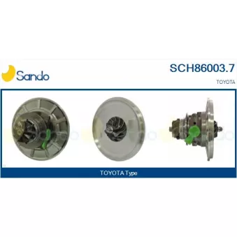 Groupe carter, turbocompresseur SANDO SCH86003.7
