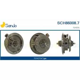 Groupe carter, turbocompresseur SANDO SCH86008.7