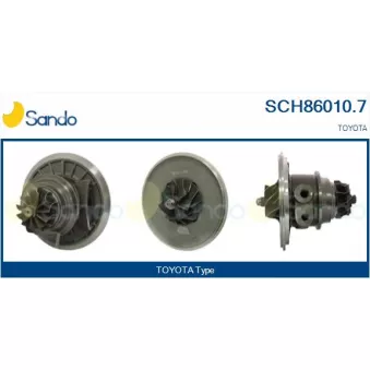 Groupe carter, turbocompresseur SANDO SCH86010.7
