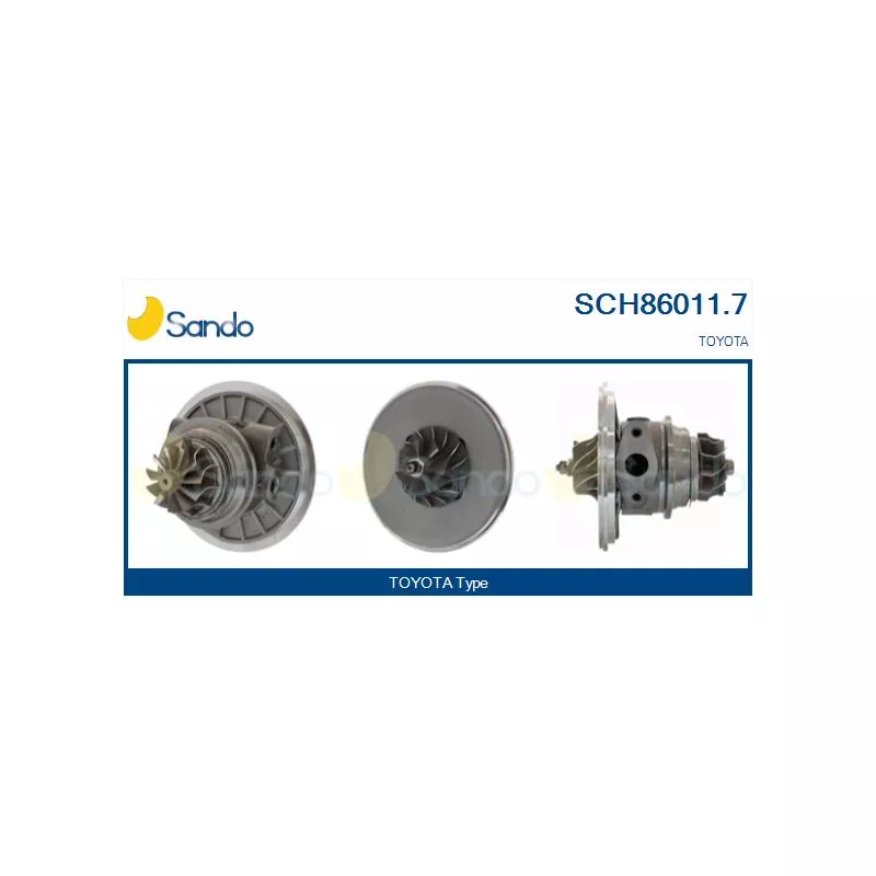 Groupe carter, turbocompresseur SANDO SCH86011.7