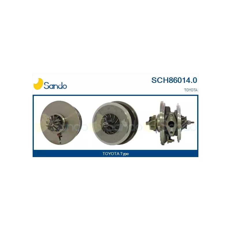 Groupe carter, turbocompresseur SANDO SCH86014.0