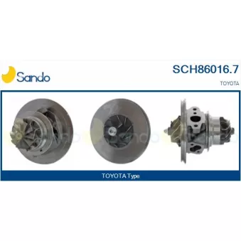 Groupe carter, turbocompresseur SANDO SCH86016.7