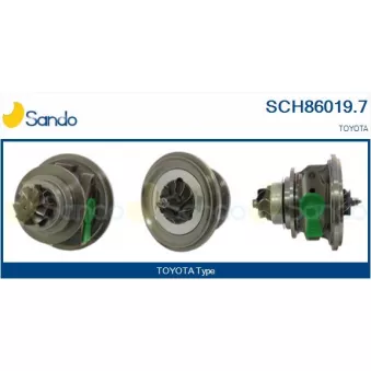 Groupe carter, turbocompresseur SANDO SCH86019.7