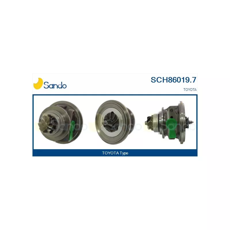 Groupe carter, turbocompresseur SANDO SCH86019.7