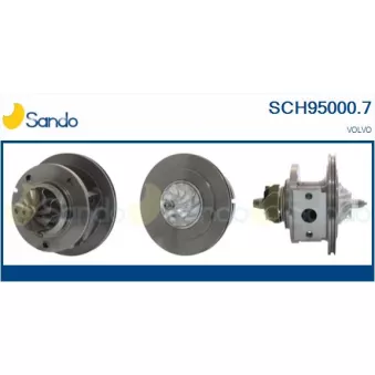 Groupe carter, turbocompresseur SANDO SCH95000.7