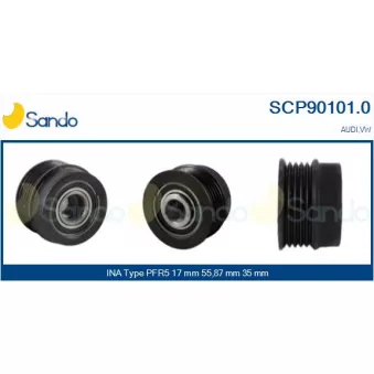 Poulie, alternateur SANDO SCP90101.0