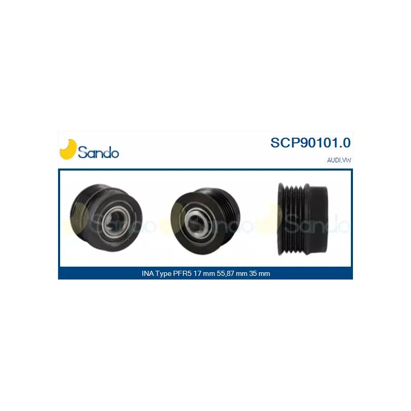 Poulie, alternateur SANDO SCP90101.0