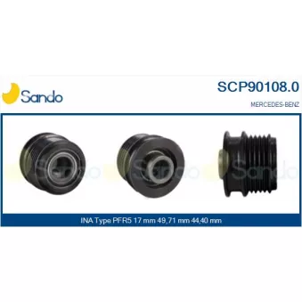 Poulie, alternateur SANDO SCP90108.0