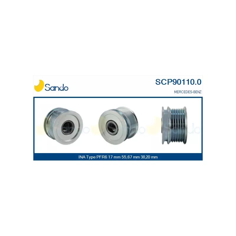 Poulie, alternateur SANDO SCP90110.0