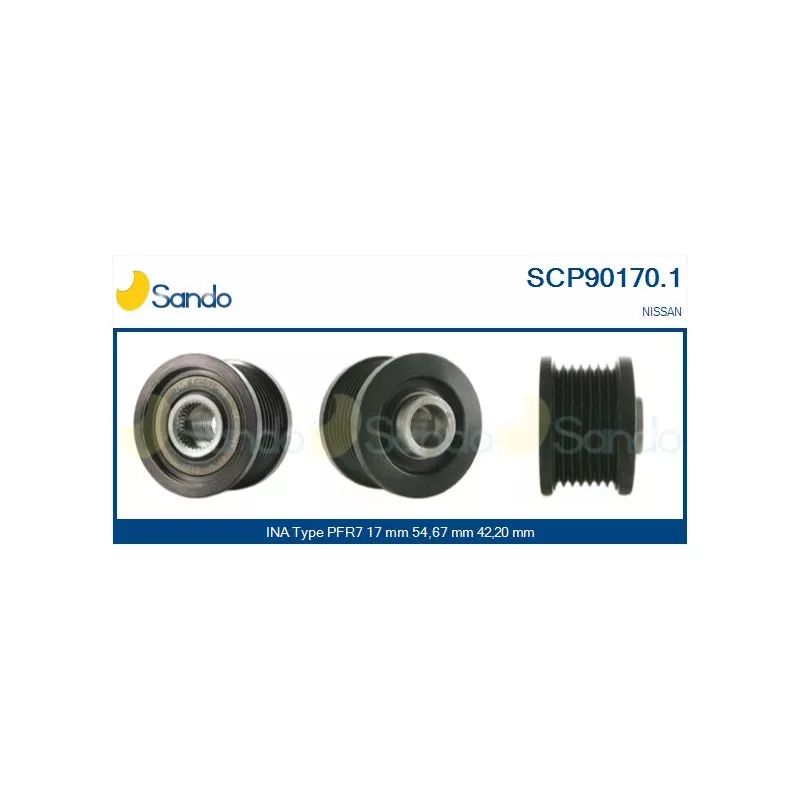 Poulie, alternateur SANDO SCP90170.1