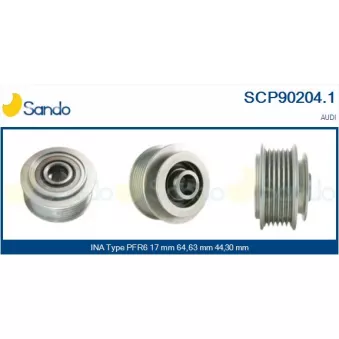 Poulie, alternateur SANDO SCP90204.1