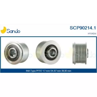 Poulie, alternateur SANDO