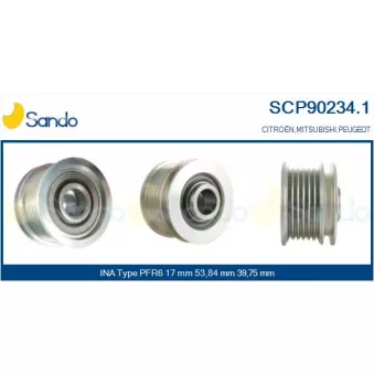 Poulie, alternateur SANDO SCP90234.1