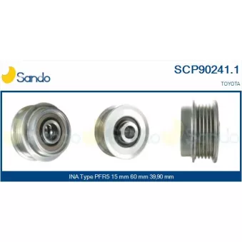 Poulie, alternateur SANDO SCP90241.1