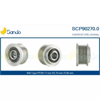 Poulie, alternateur SANDO SCP90270.0
