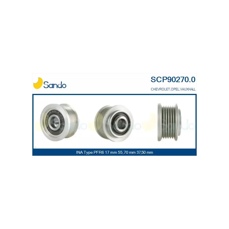 Poulie, alternateur SANDO SCP90270.0