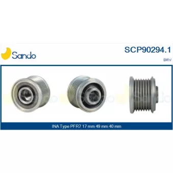 Poulie, alternateur SANDO SCP90294.1