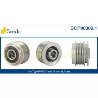 Poulie, alternateur SANDO SCP90309.1