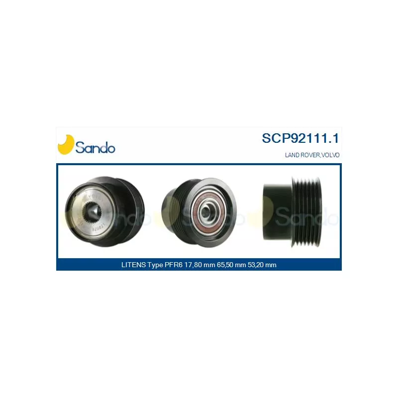 Poulie, alternateur SANDO SCP92111.1