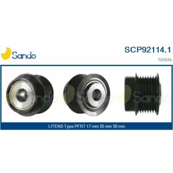 Poulie, alternateur SANDO SCP92114.1