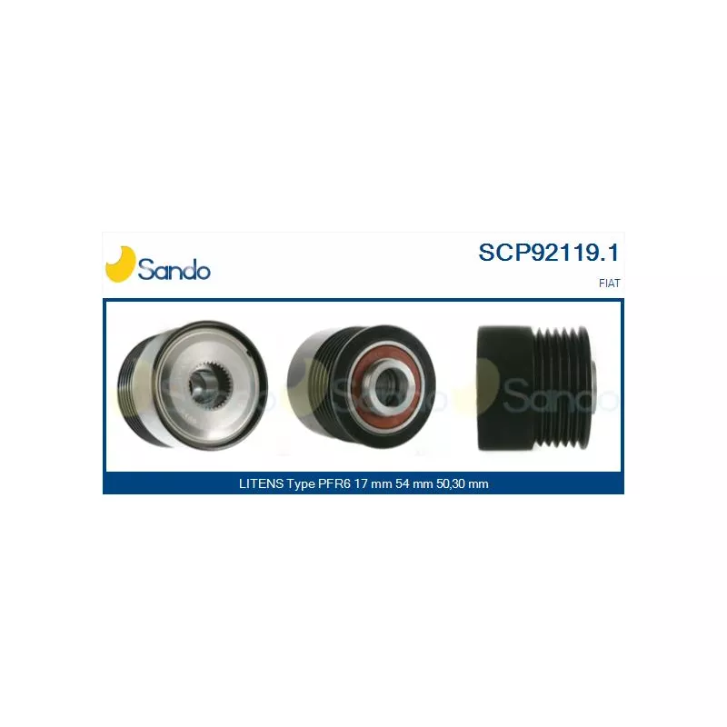 Poulie, alternateur SANDO SCP92119.1