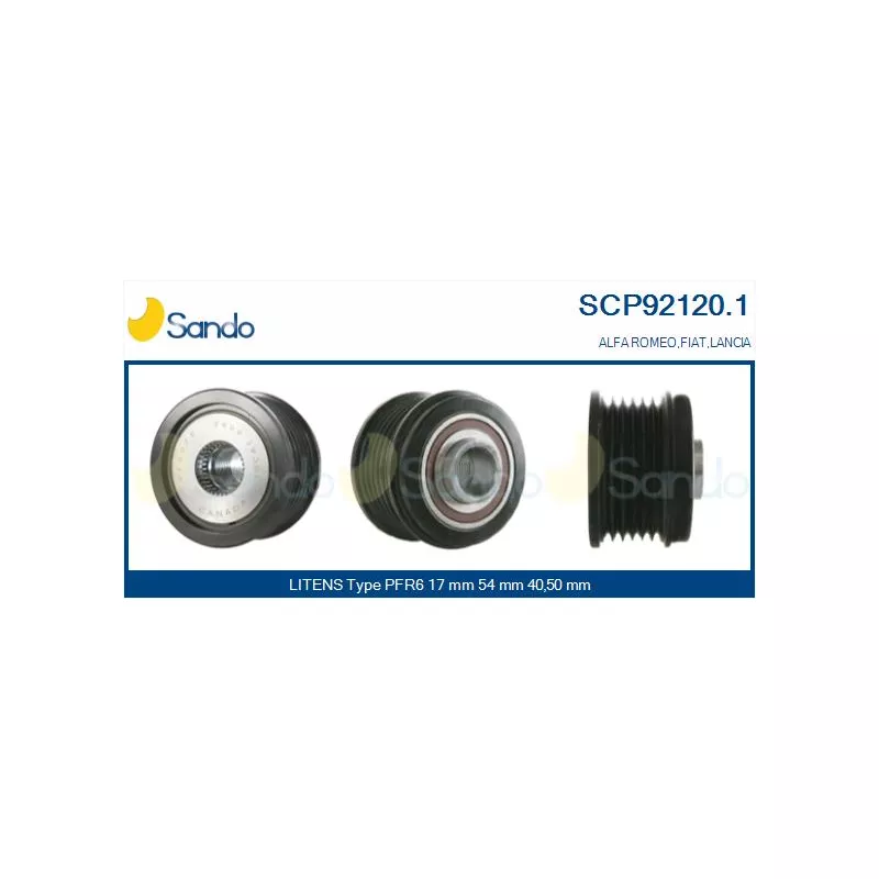 Poulie, alternateur SANDO SCP92120.1