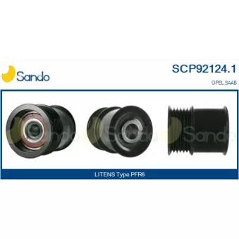Poulie, alternateur SANDO SCP92124.1
