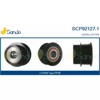Poulie, alternateur SANDO SCP92127.1