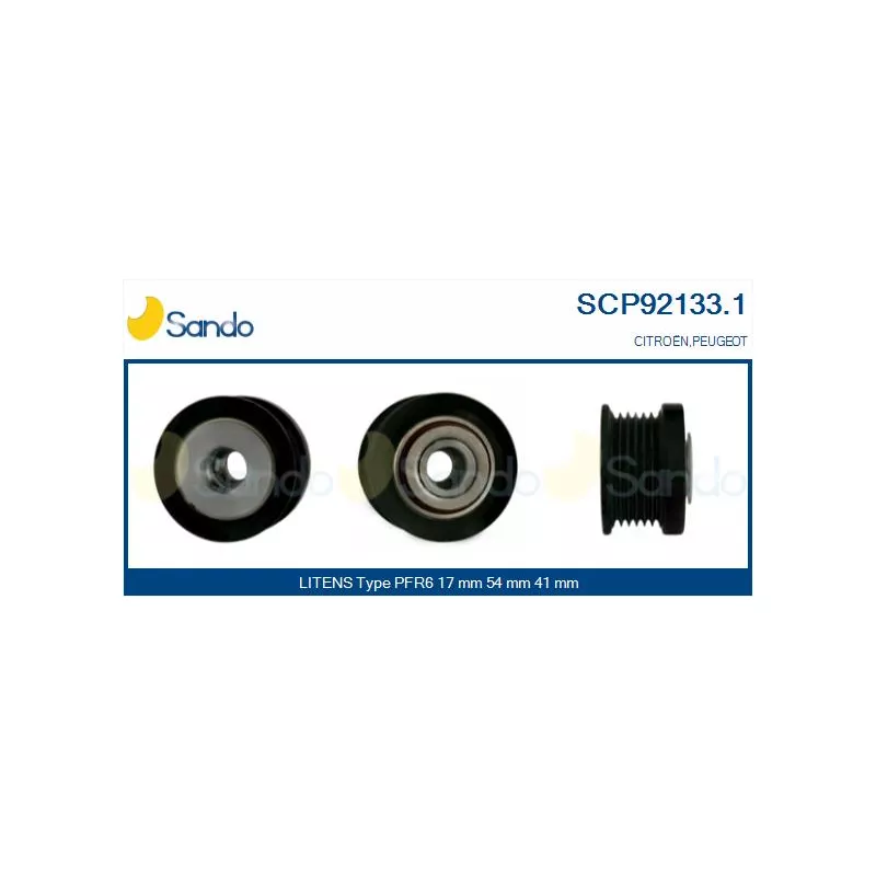 Poulie, alternateur SANDO SCP92133.1