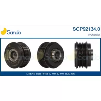 Poulie, alternateur SANDO SCP92134.0