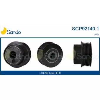 Poulie, alternateur SANDO SCP92140.1