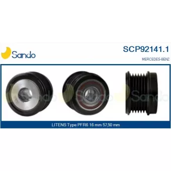 Poulie, alternateur SANDO SCP92141.1
