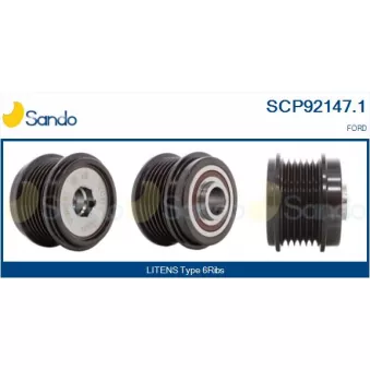 Poulie, alternateur SANDO SCP92147.1