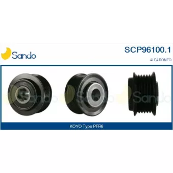 Poulie, alternateur SANDO SCP96100.1
