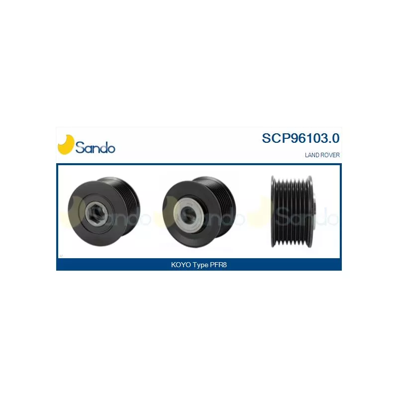 Poulie, alternateur SANDO SCP96103.0