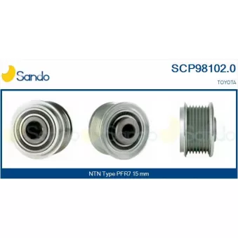 Poulie, alternateur SANDO SCP98102.0