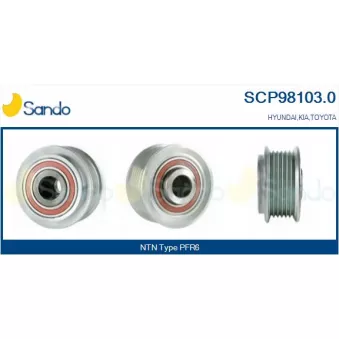 Poulie, alternateur SANDO SCP98103.0