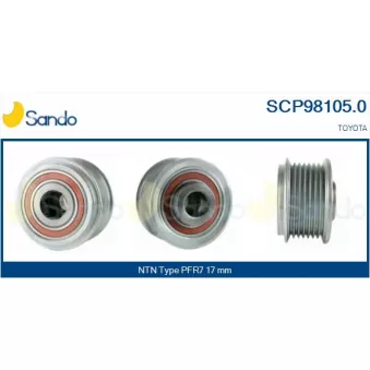Poulie, alternateur SANDO SCP98105.0