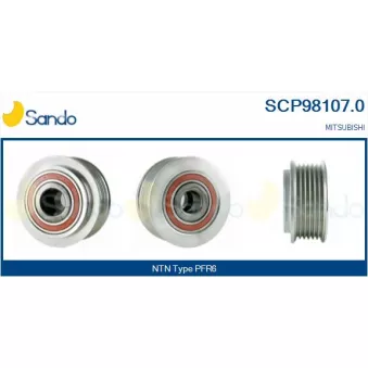 Poulie, alternateur SANDO SCP98107.0