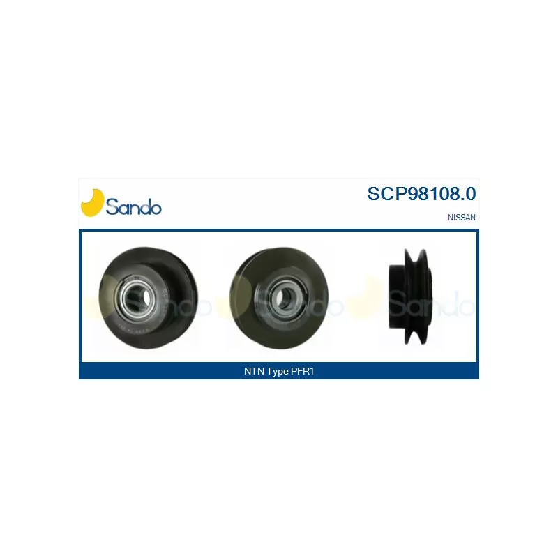 Poulie, alternateur SANDO SCP98108.0